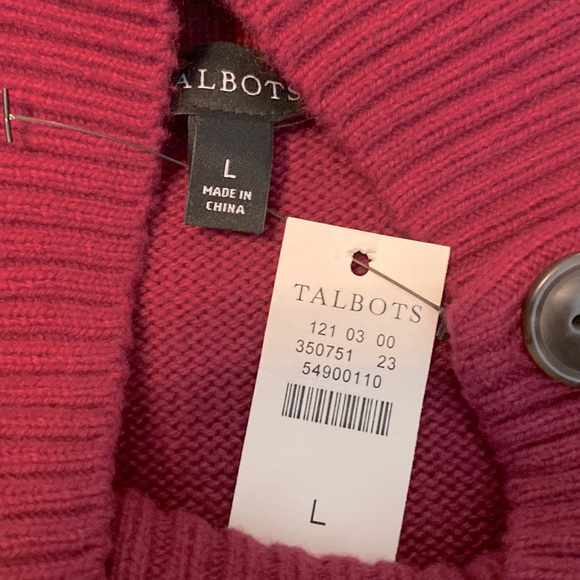 NWT Talbots Wool Blend Mock Neck Tunic Sweater - Picture 4 of 5